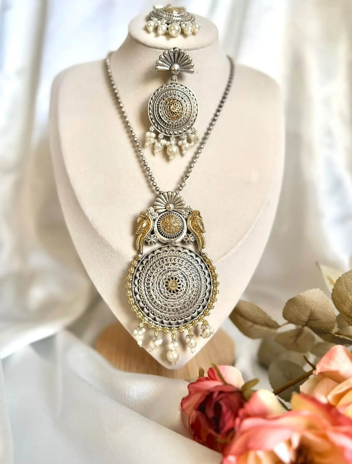Silver Medallion Set