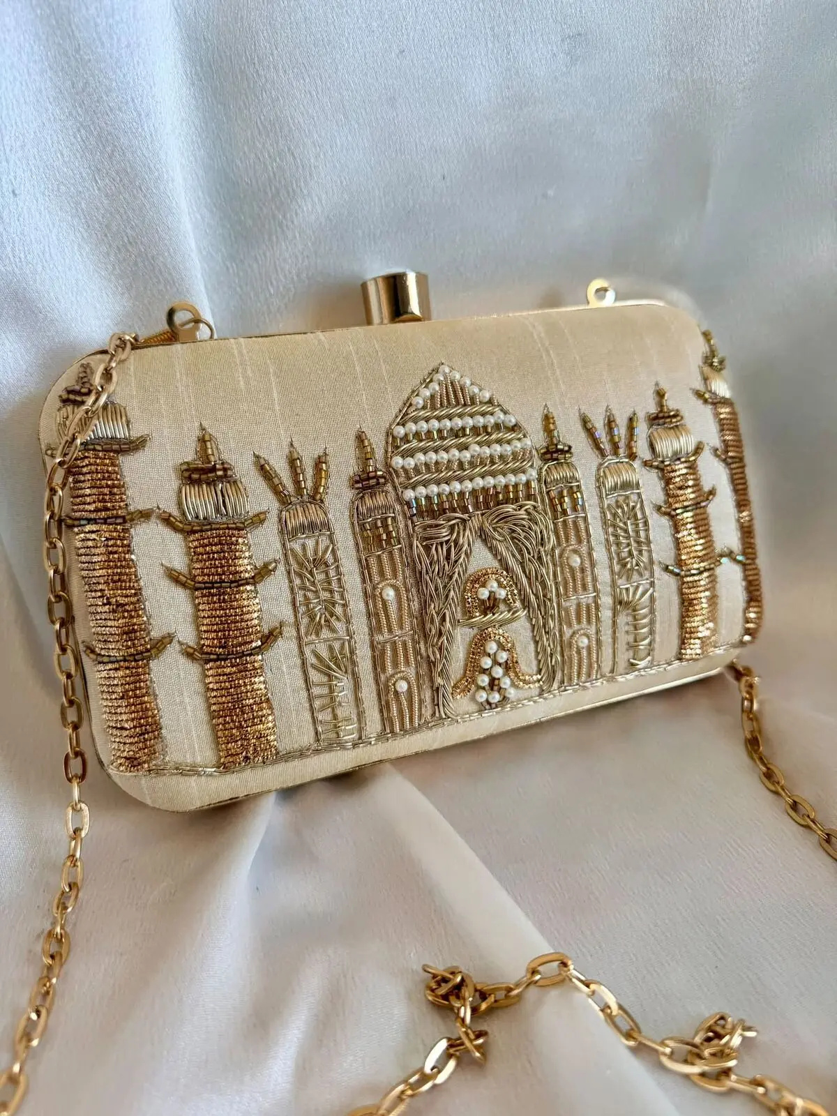 Taj Embroidered Clutch
