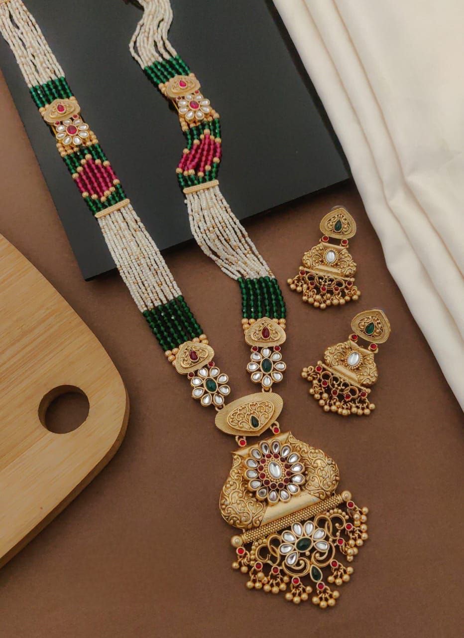 Long Antique Gold Set