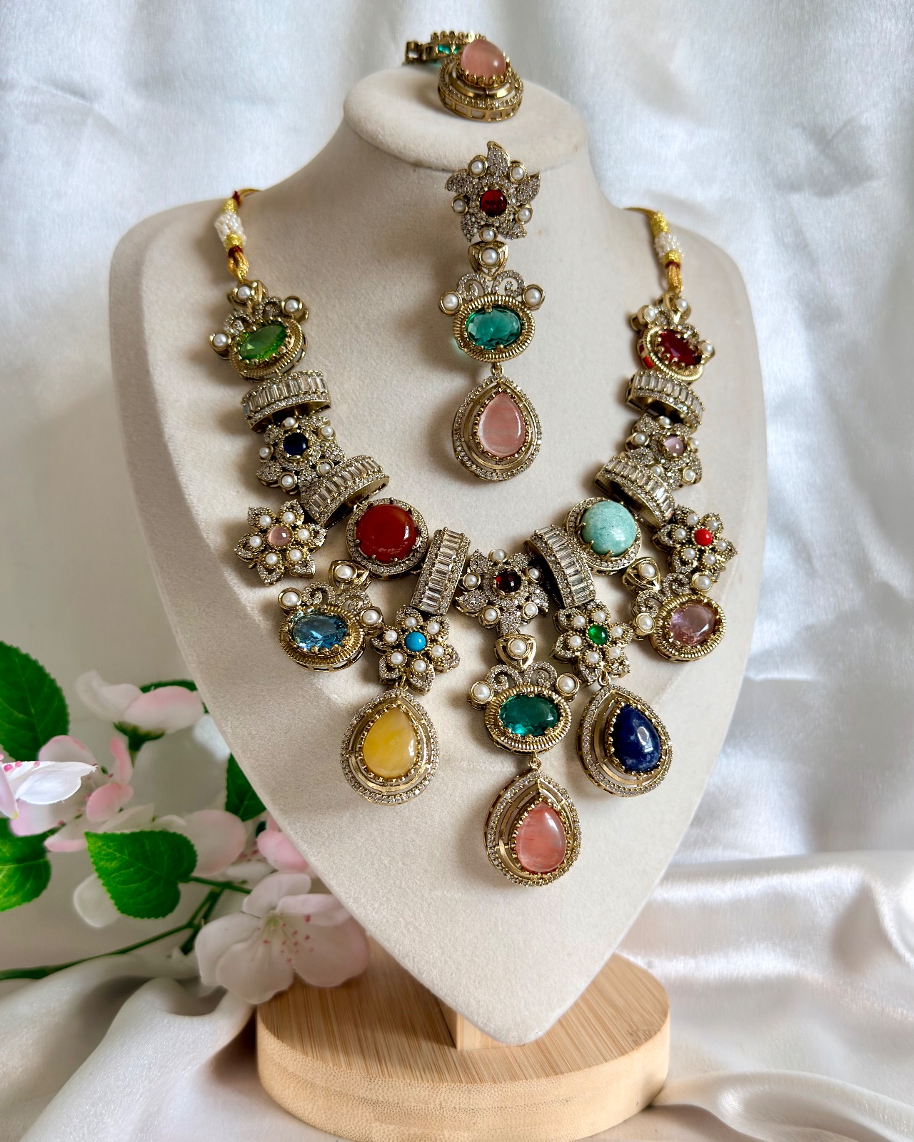 SABYASACHI Inspired Multicolored Heavy necklace