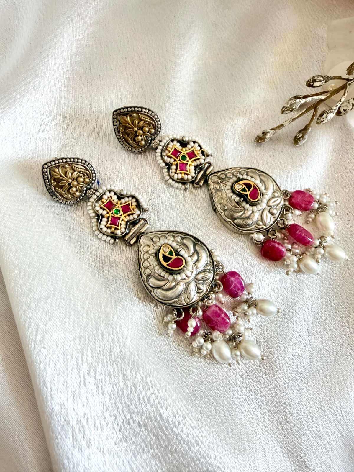Silver Look-Alike Earrings