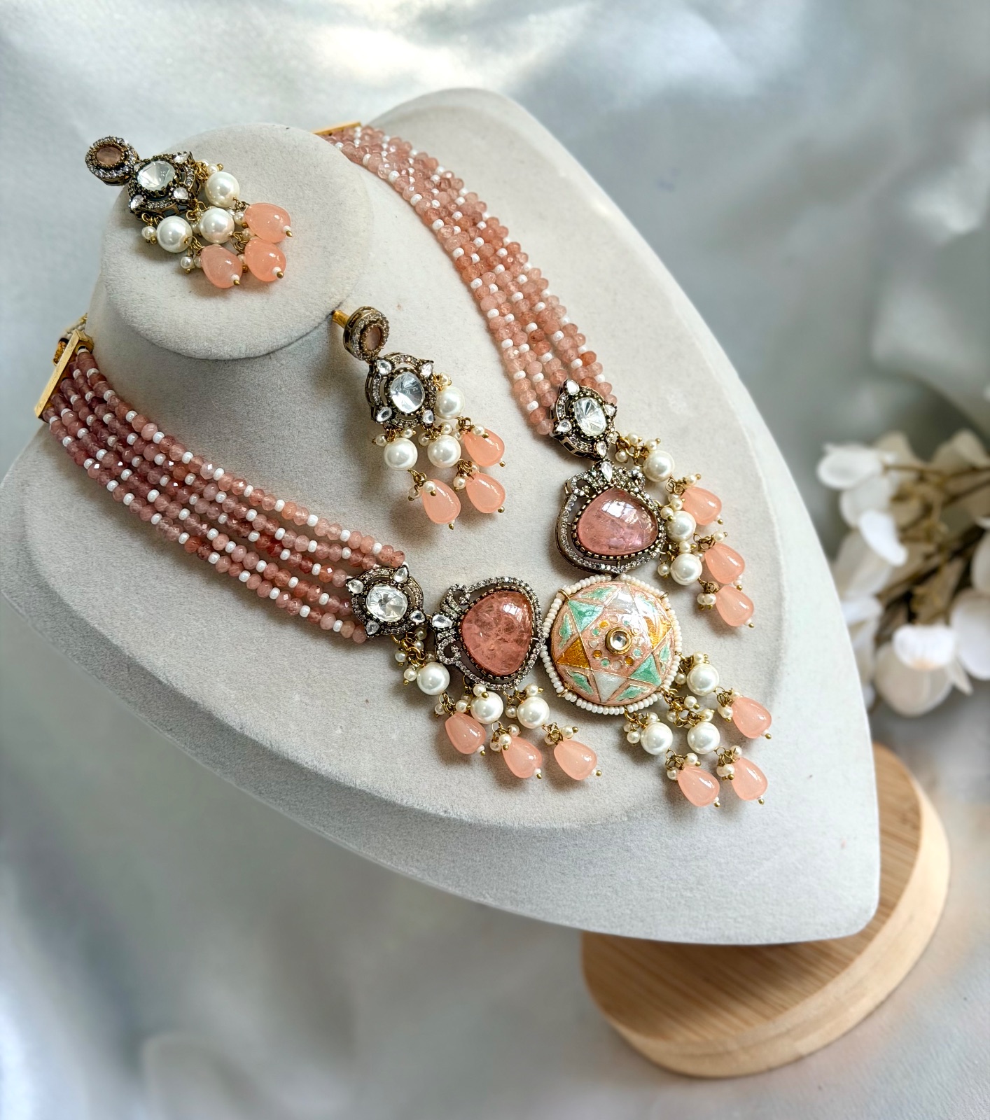 Meenakari Mala Set