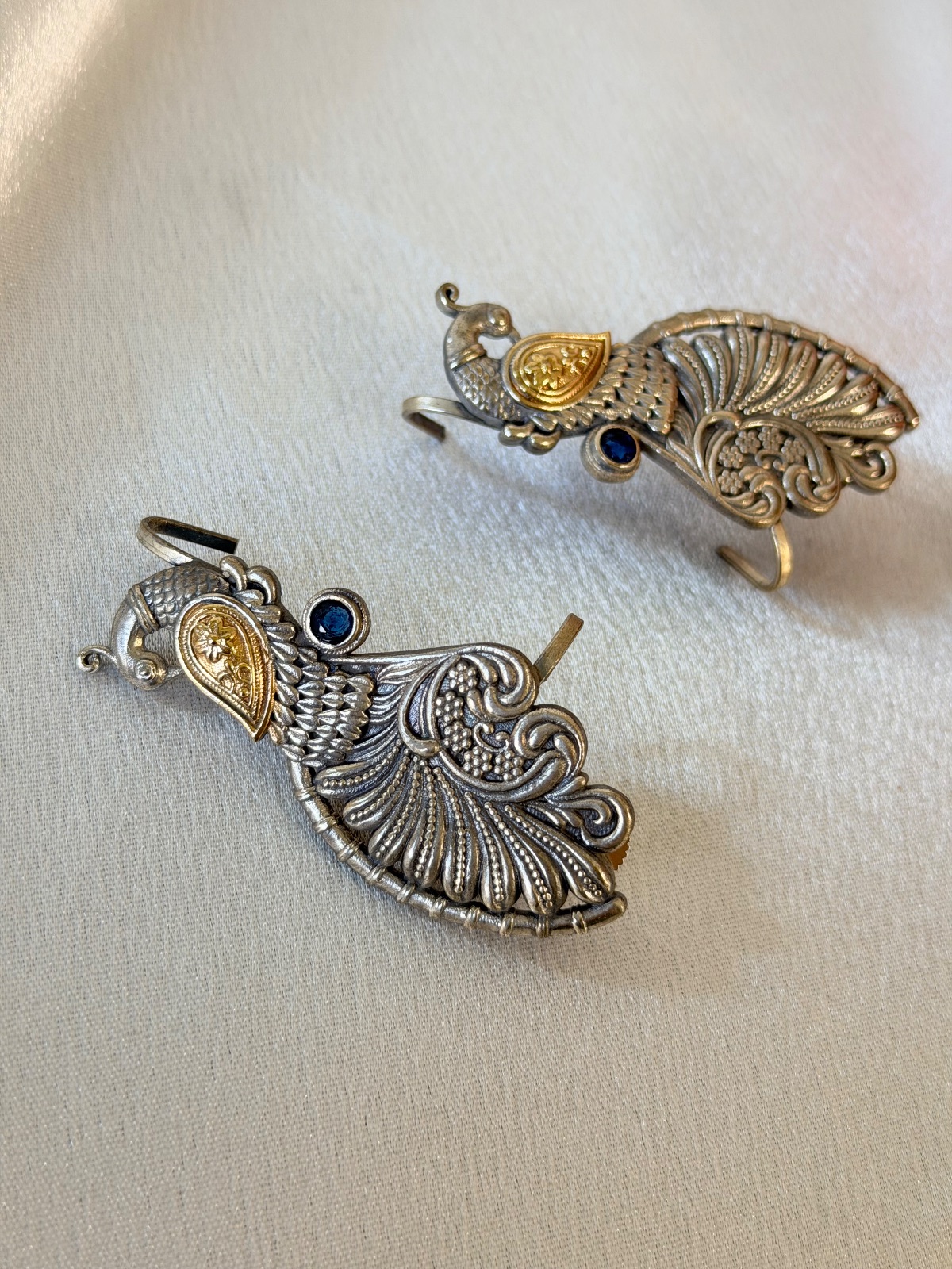 Peacock Earcuff